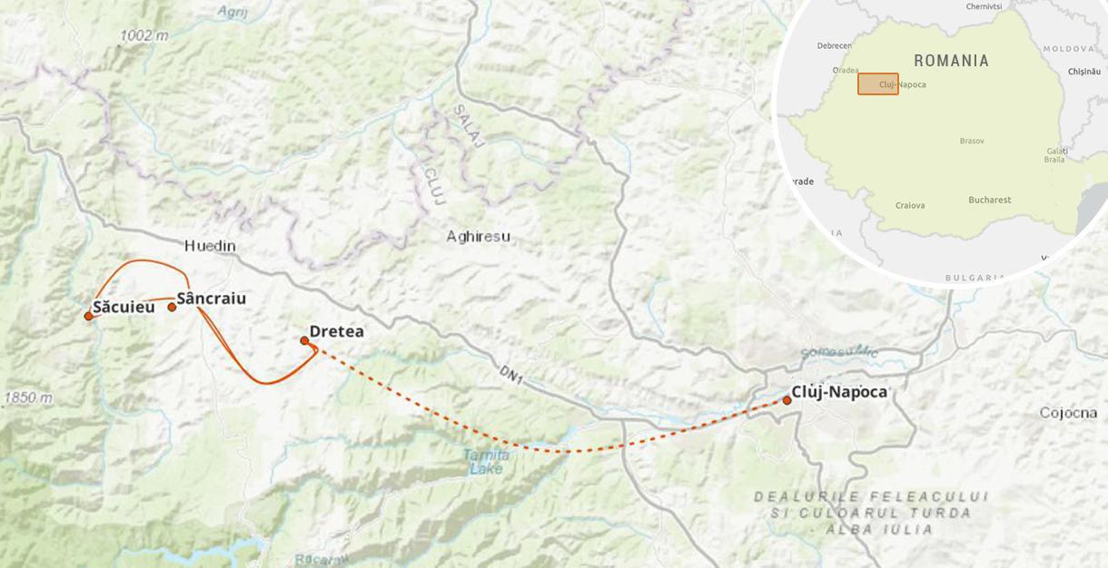 Calata day trip route